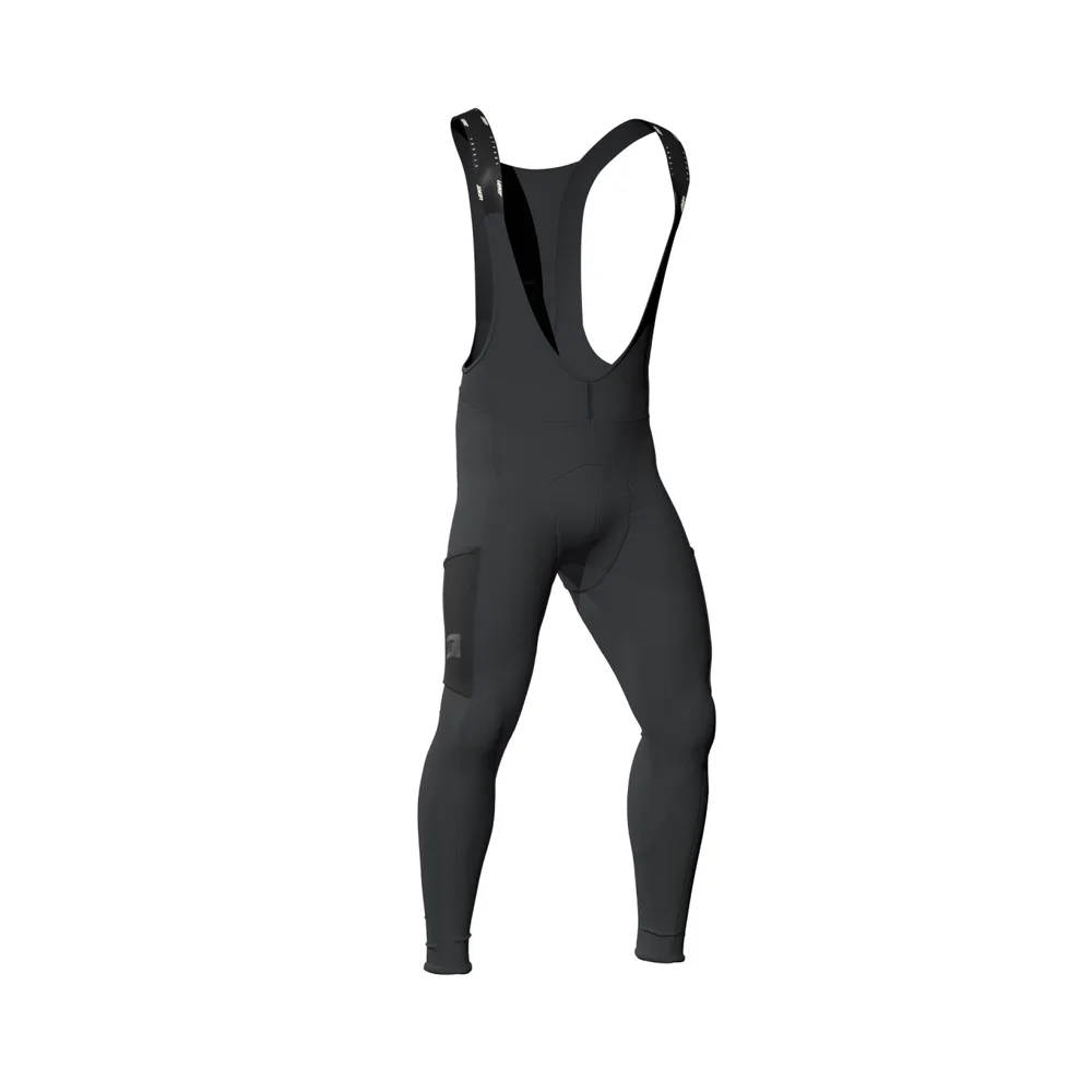 LEATT cyklistické dlhé gate Bib Long MTB ThermaFlow 4.0, Black