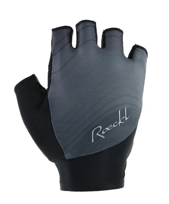 Roeckl cyklistické rukavice Danis 2, čierno-šedé (black shadow)