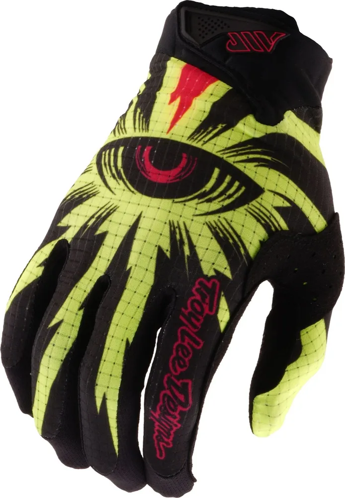 Detské rukavice TLD Youth Air Cyclops Black / Flo Yellow