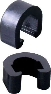 Úchyt bowdenu/hadičky, plast