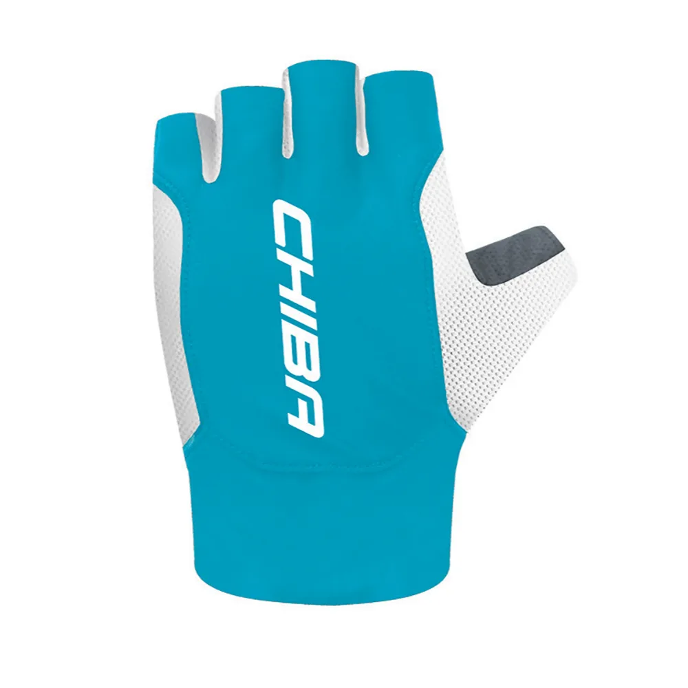 Chiba Cyklistické rukavice Mistral turquoise L, Modrá