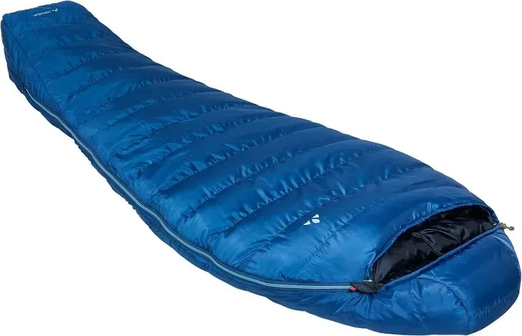 Vaude spací vak Hochgrat 500 DWN, ľavý, modrý (ultramarine)