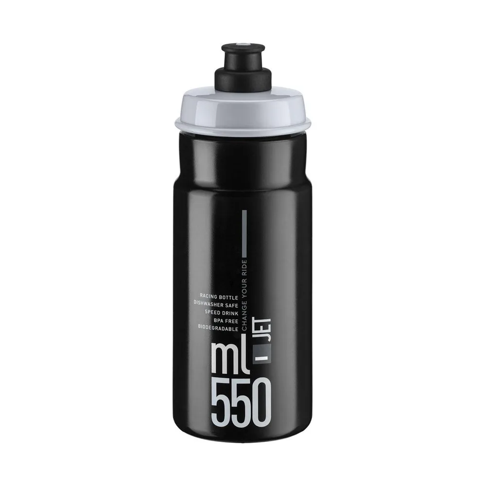 Fľaša JET 550 čierno/šedá