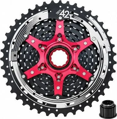 Volnokolo SunRace CSMX9X 11-kolo, kazeta, 10-42 z., čierna