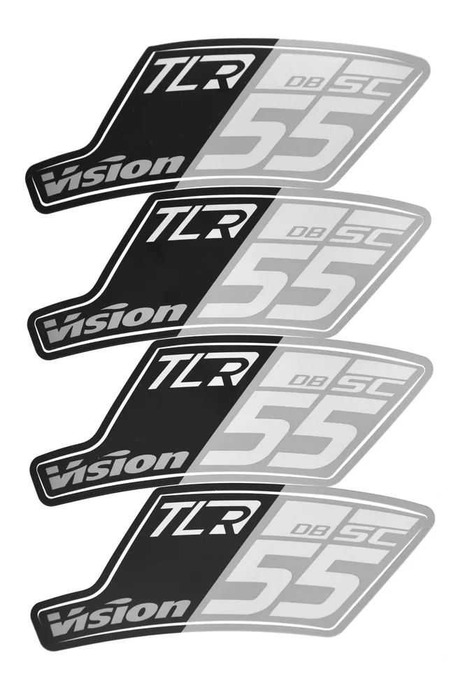 VISION nálepky na ráfik SC 55 DB TL, Gray