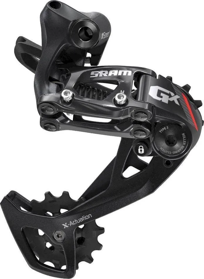 Prehadzovačka SRAM GX 2x11SPD stredné rameno RED