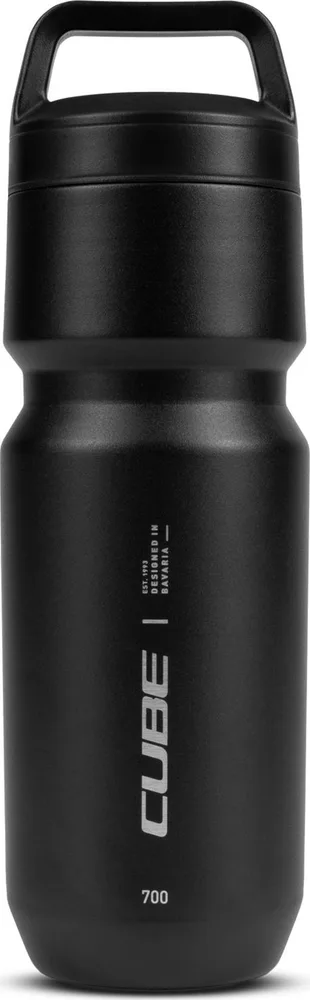 Fľaša CUBE Stainless Steel Bottle Arc 700ml, black