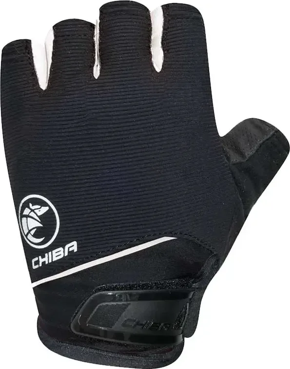 Chiba Cyklistické rukavice pre ženy BioXCell Lady čierne M, Čierna
