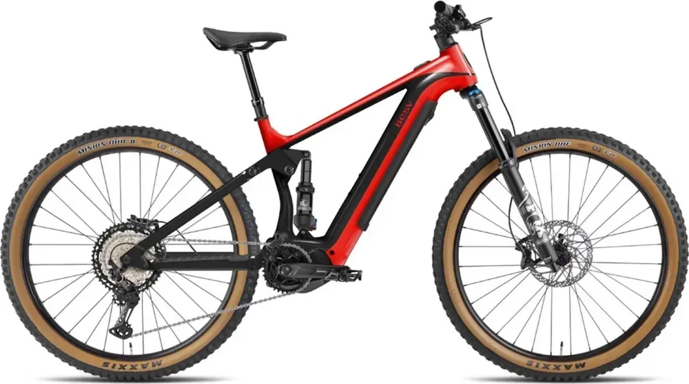 BESV Horský elektrobicykel TRS 160 1.1 LR 2025 XL, Čierna/Červená