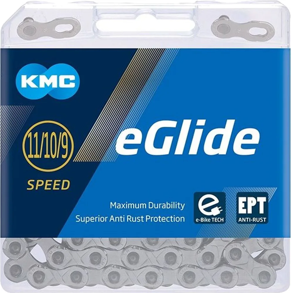 Reťaz KMC e-Glide EPT Cues pre elektrobicykle, 11-10-9 Speed