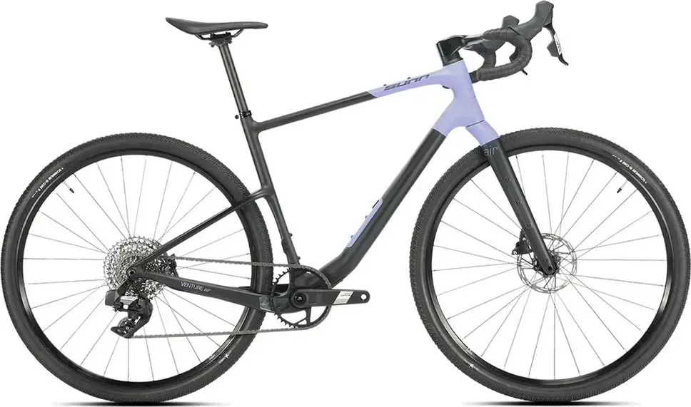 SUNN GRAVEL VENTURE AIR S2 2026 XL, Čierna/Fialová