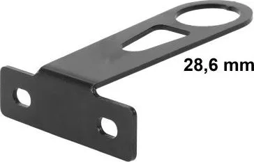 Úchyt košíka na hl.zloženie 28,6mm, čierny