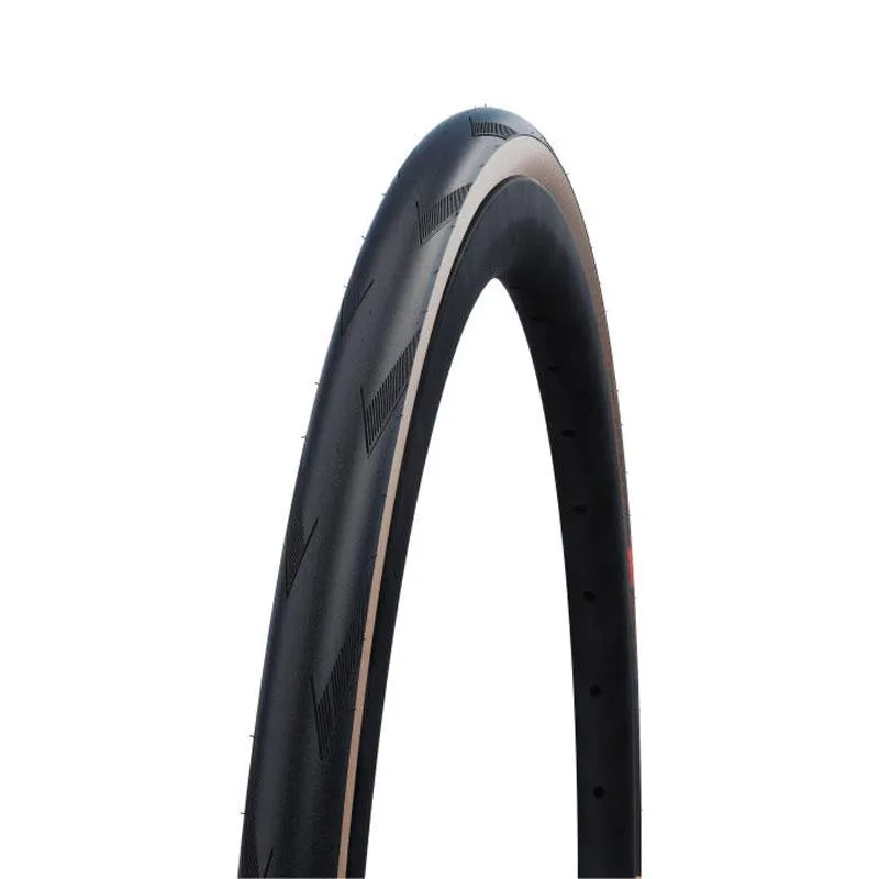 Plášť PRO ONE 700x28C (28-622) 127EPI 295g TLE Evo V-Guard Super Race Addix Race hnedý bok skladací