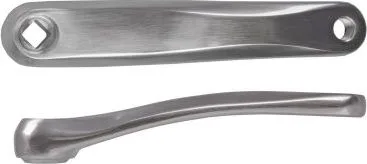 Kľuka ľavá dural 170 mm, strieborná leštená