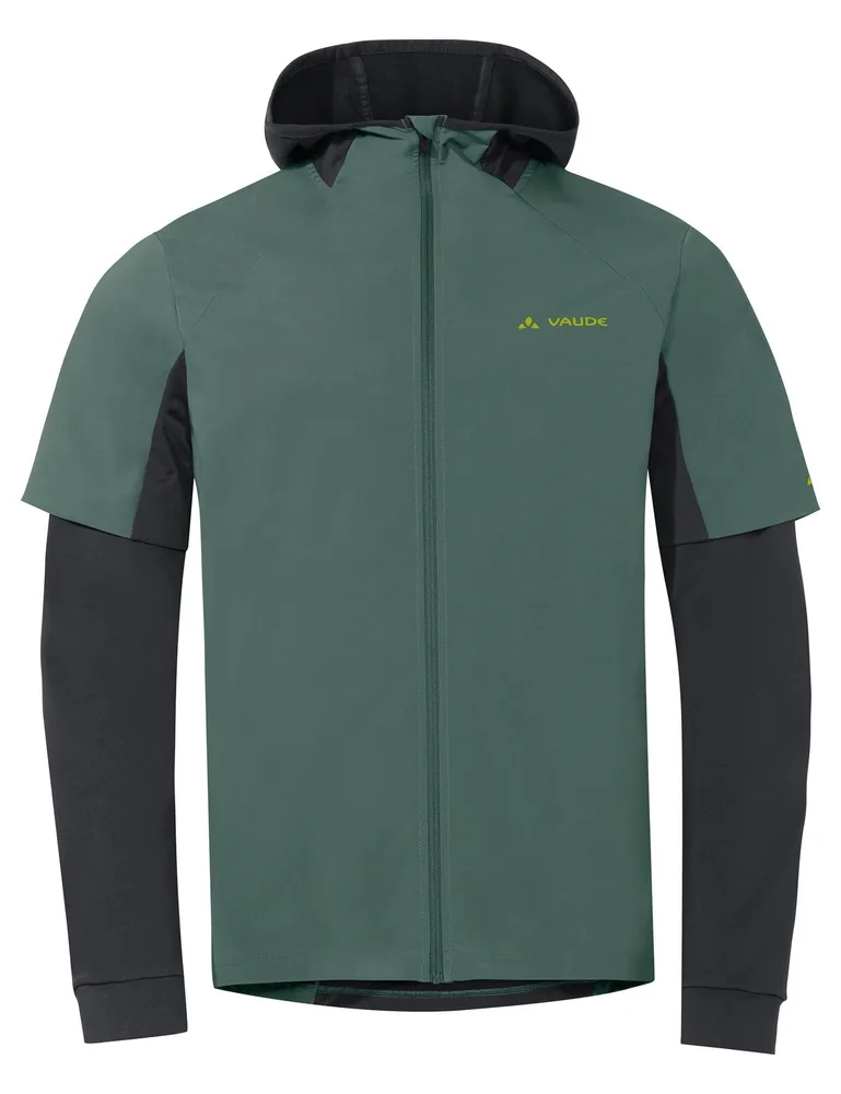 Vaude cyklistický dres All Year Moab FZ Hoody, pánsky, dusty forest