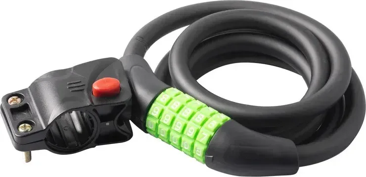 Extend zámok na bicykel NUMERIC 5, 12*1500mm, black