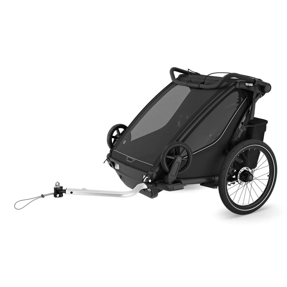 Vozík CHARIOT SPORT 2 Double čierny