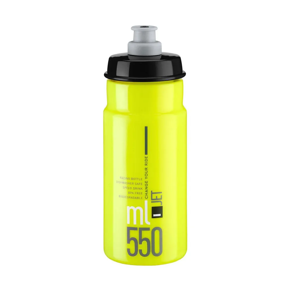 Fľaša JET 550 žltá fluo