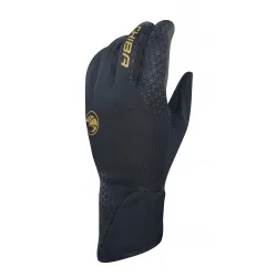 Chiba Zimné cyklistické rukavice BioXcell Light Winter BLACK/GOLD XL, Čierna
