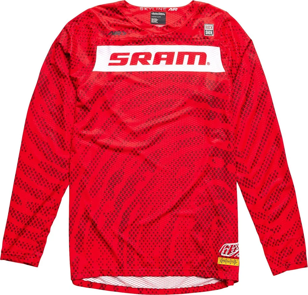 Dres s dlhým rukávom TLD Skyline Air SRAM Roots Fiery Red