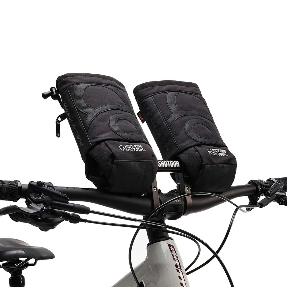 Kids Ride Shotgun Kids Ride Shotgun Cyklistické rukavice POGGIES Cyklistické rukavice POGGIES, Čierna