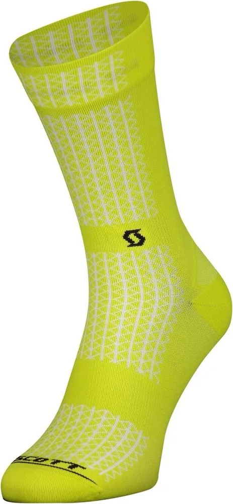 Ponožky Scott Performance Crew, Sulphur Yellow/Black