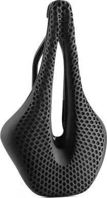 Sedlo RockBros carbon 3D s otvorom, bez zámku, čierne