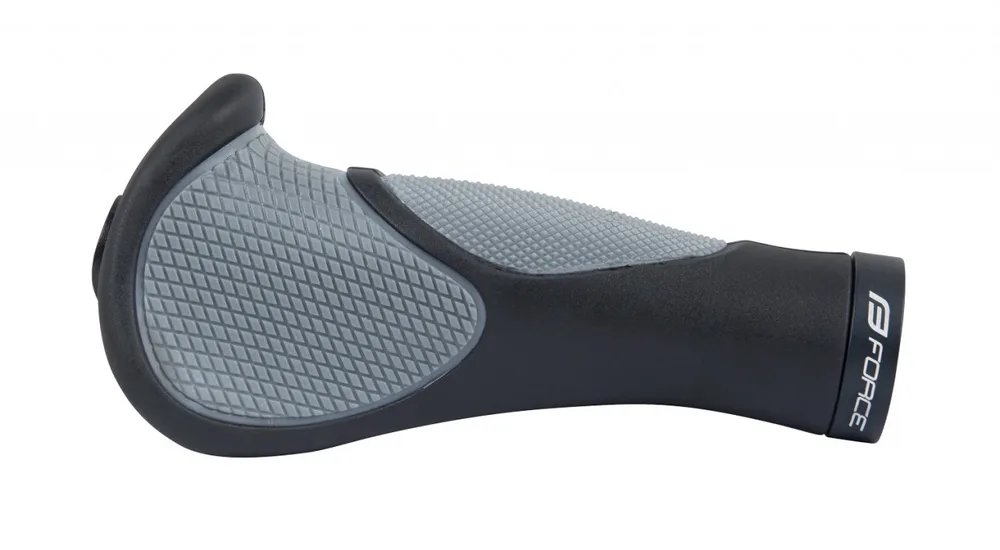 FORCE gripy ANATOMIC istené, čierno-šedé, balené