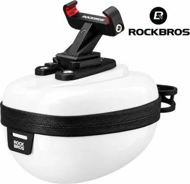 Taška RockBros podsedlová, kapacita 0,4L, bielo sivá