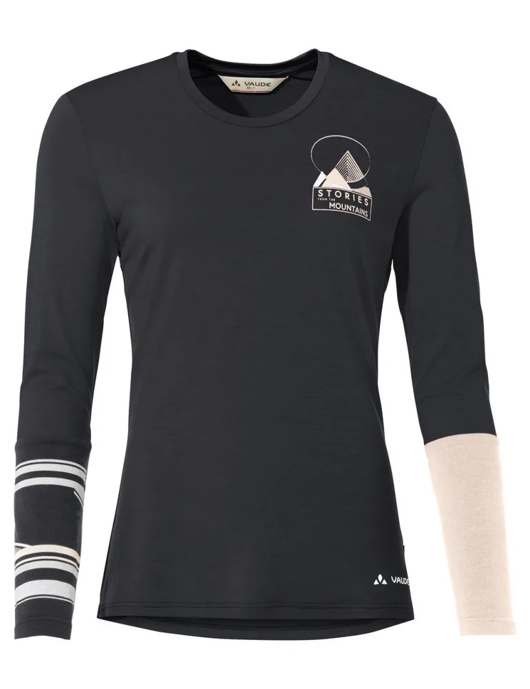 Vaude termo triko Monviso Merino, dámske, black