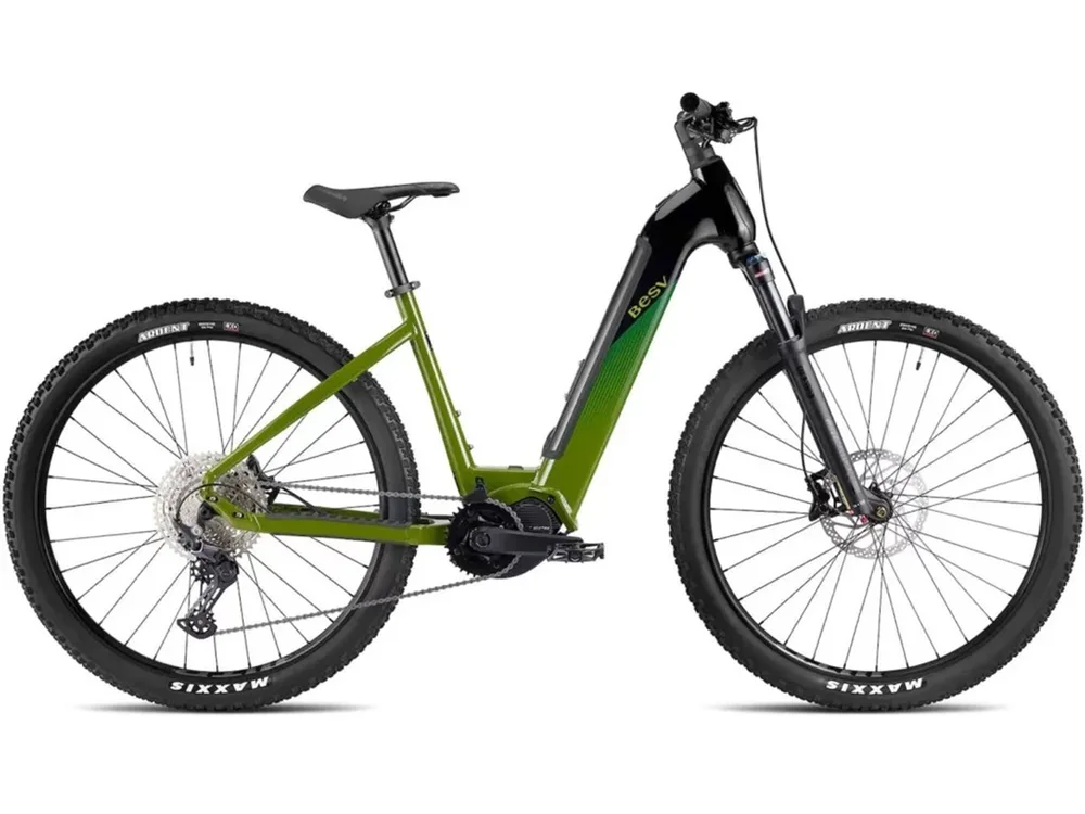 BESV Horský elektrobicykel TRX 1.1 LS 2024 S, Čierna/Zelená
