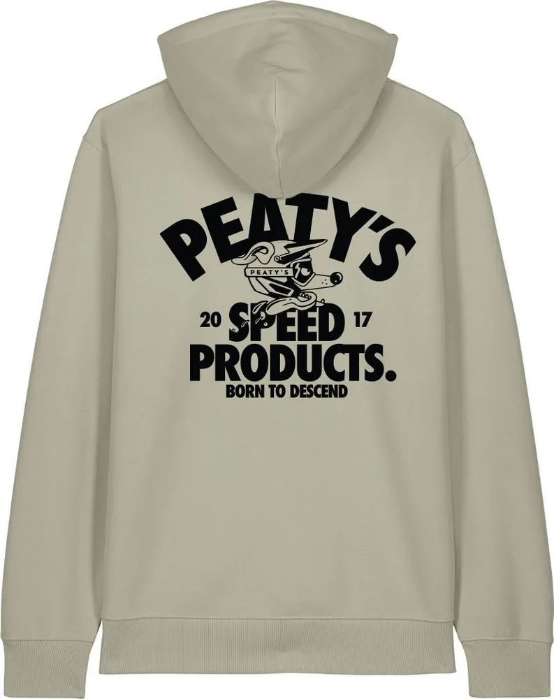 Mikina s kapucňou Peaty's Pubwear - Descend / Stone