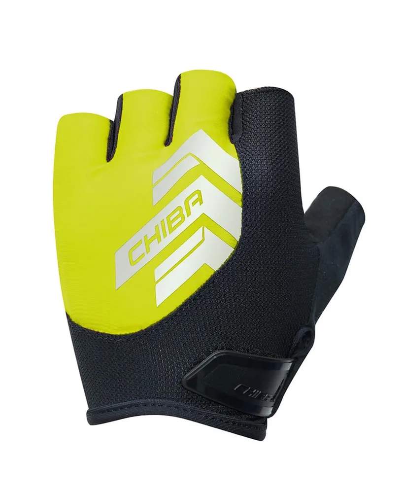 Chiba Cyklistické rukavice Reflex NEON L, Žltá