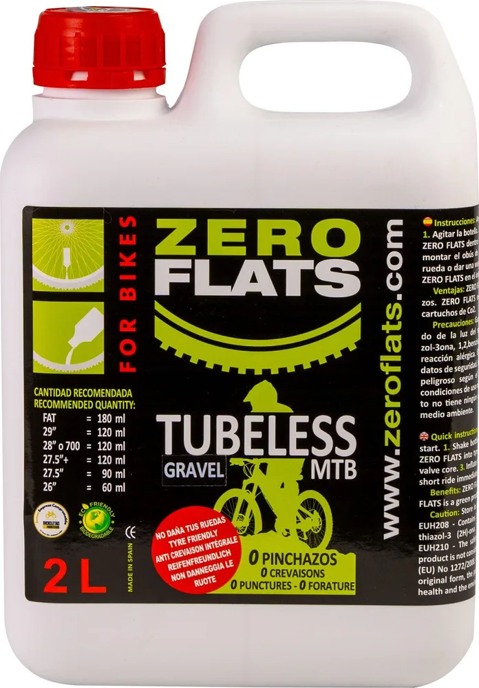 Bezdušový tmel ZeroFlats MTB/Gravel, 2000ml