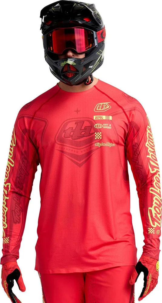 Dres s dlhým rukávom TLD Sprint Ultra Ghostwing Infra Red