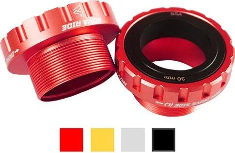 Stredové zloženie NOVA RIDE Road Ceramic BSA 30mm - červené