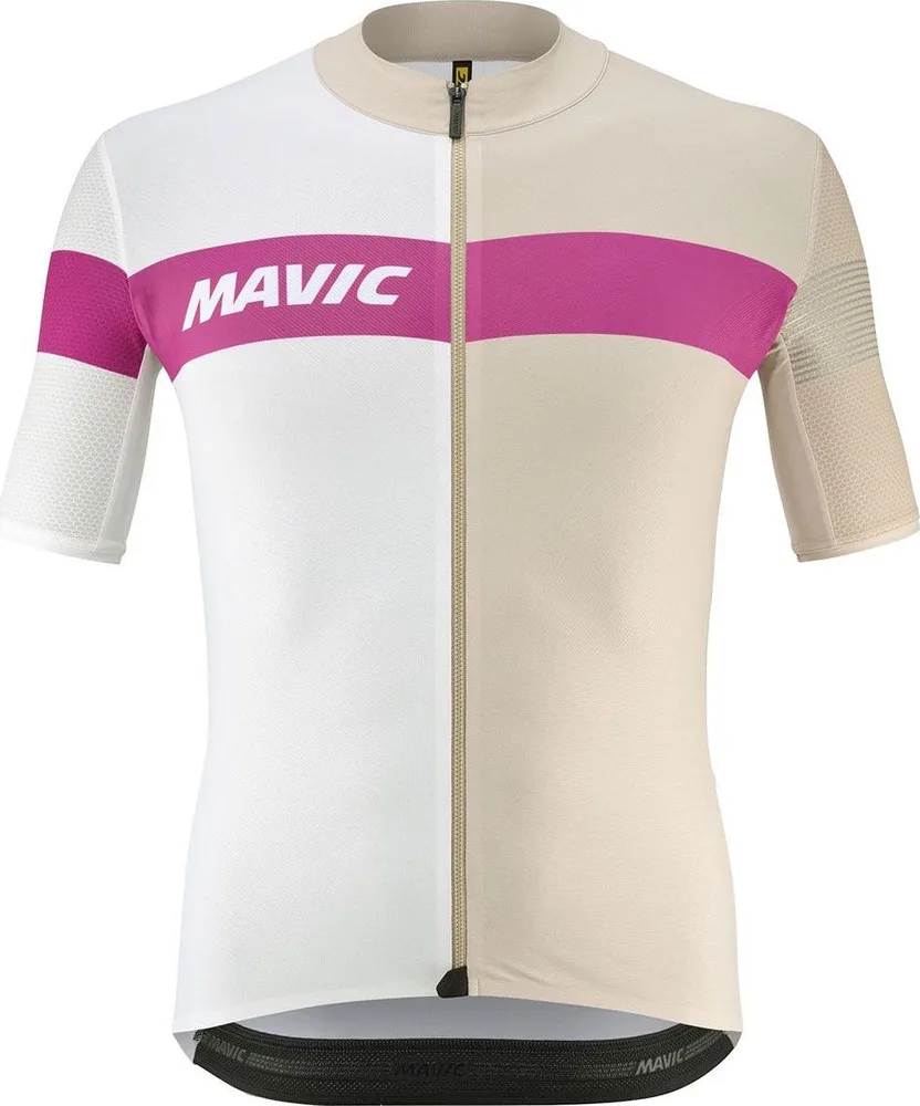 Pánsky dres s krátkym rukávom Mavic Ksyrium Pro White Pepper