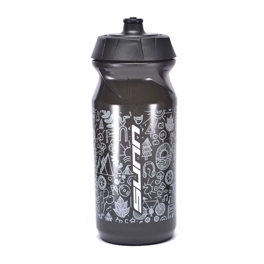 SUNN Cyklistická fľaša Bidon PBF 650 ml Noir, Čierna