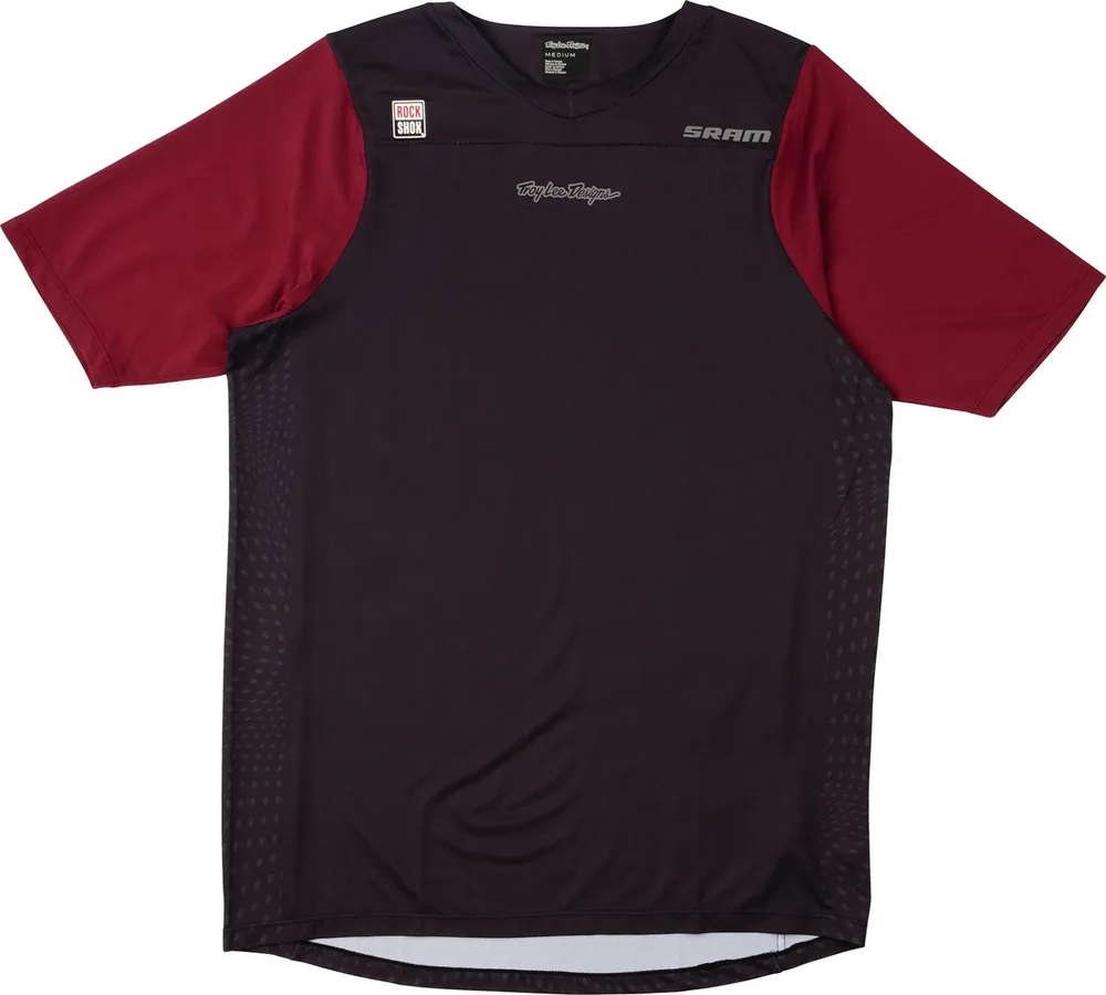 Dres s krátkym rukávom TLD Skyline Troy Lee Designs X SRAM Radioscape BLK / Berry