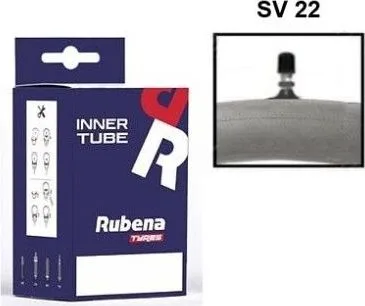 Duša Rubena 8x1 1/2x2, A/V ventil SV22, v krabičke