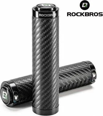 Rukoväť RockBros, skrutkovacia zo syntetickej kože, čierna