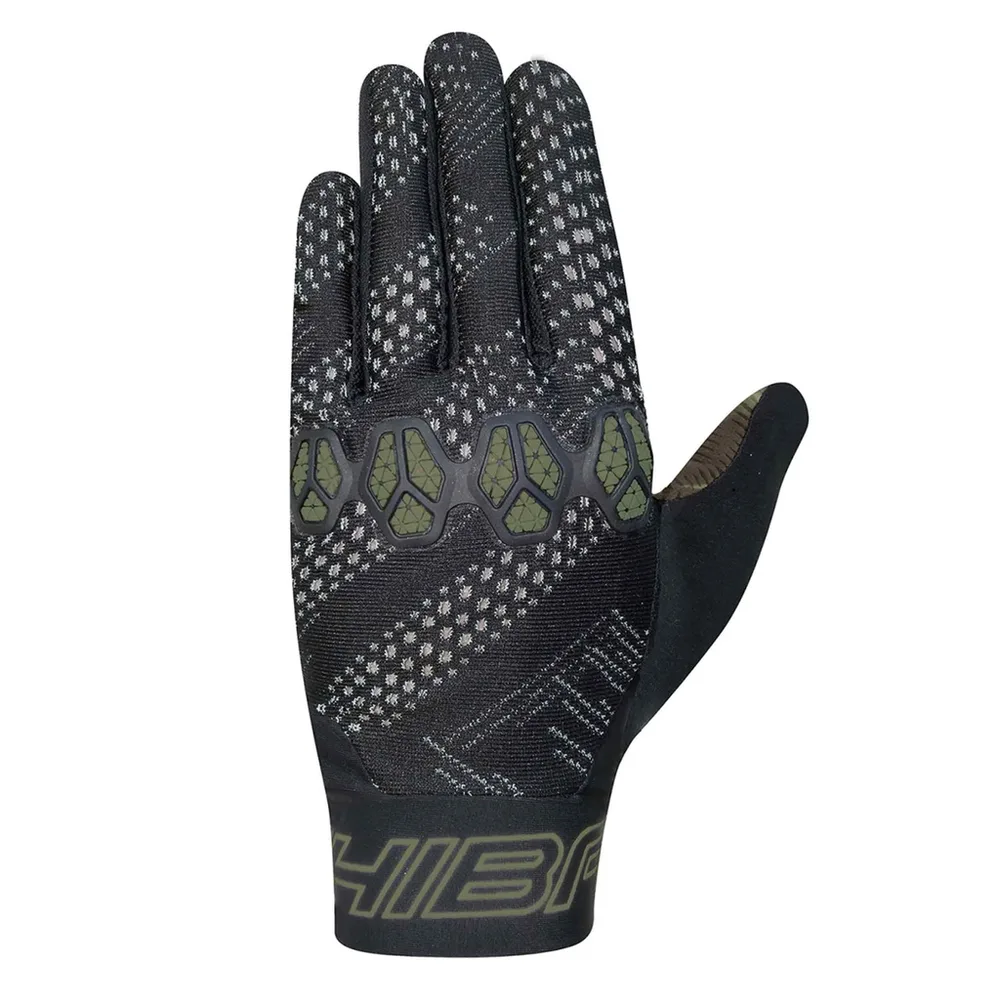Chiba Detské cyklistické rukavice Trinity Youth BLACK-GREEN XS, Čierna/Zelená