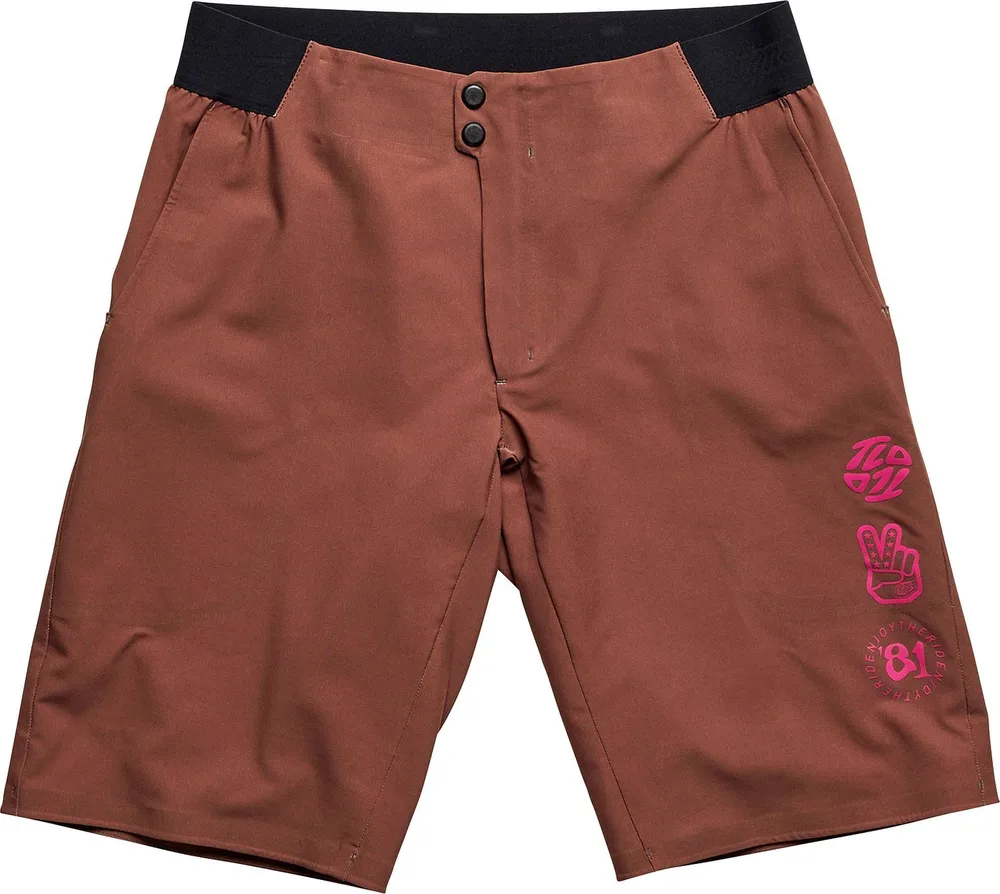 Voľné kraťasy TLD Flowline Superlyte Mono Chocolate