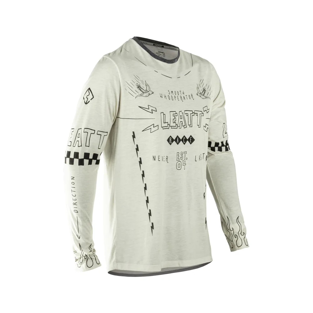 LEATT dres dlhý rukáv MTB Gravity 3.0, Cream White