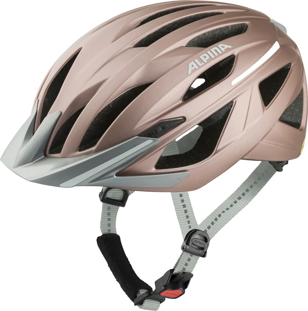 ALPINA cyklistická prilba HAGA, rose matt