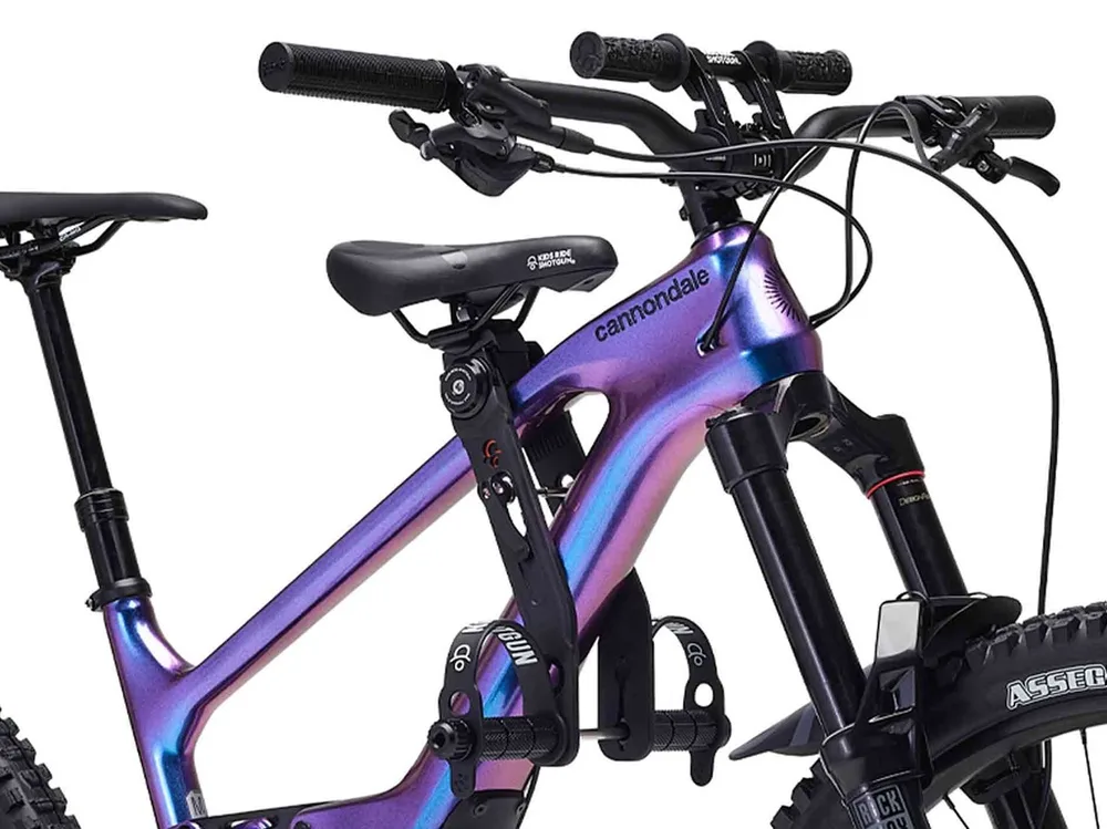 Kids Ride Shotgun MTB cyklosedačka 2.0 a riadidlá na rám Combo 2024, Čierna