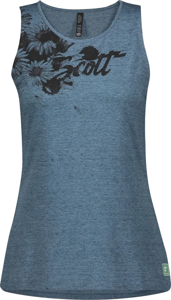 Dámske tielko Scott Trail Flow DRI, Lunar Blue