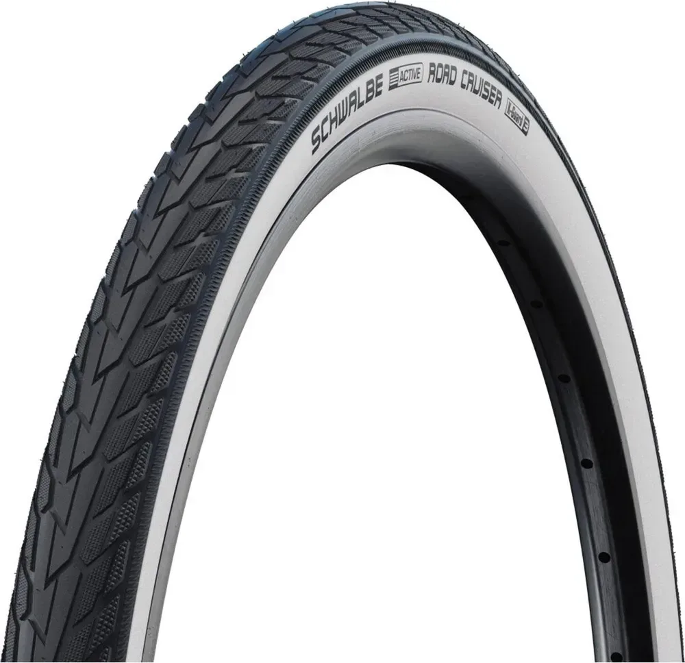 Plášť ROAD CRUISER 26x1.75 (47-559) 50EPI 720g TwinSkin K-Guard Green biely bok