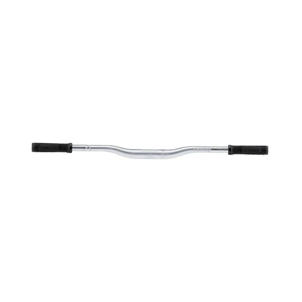 LEATT MTB riadidlá + gripy Launch Control 6.0 Ø35mm, strieborné