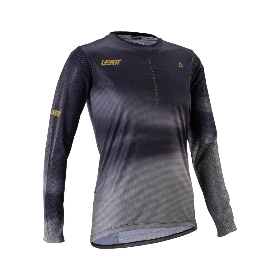 LEATT dres dlhý rukáv MTB Trail 3.0 Women, Ghost Black